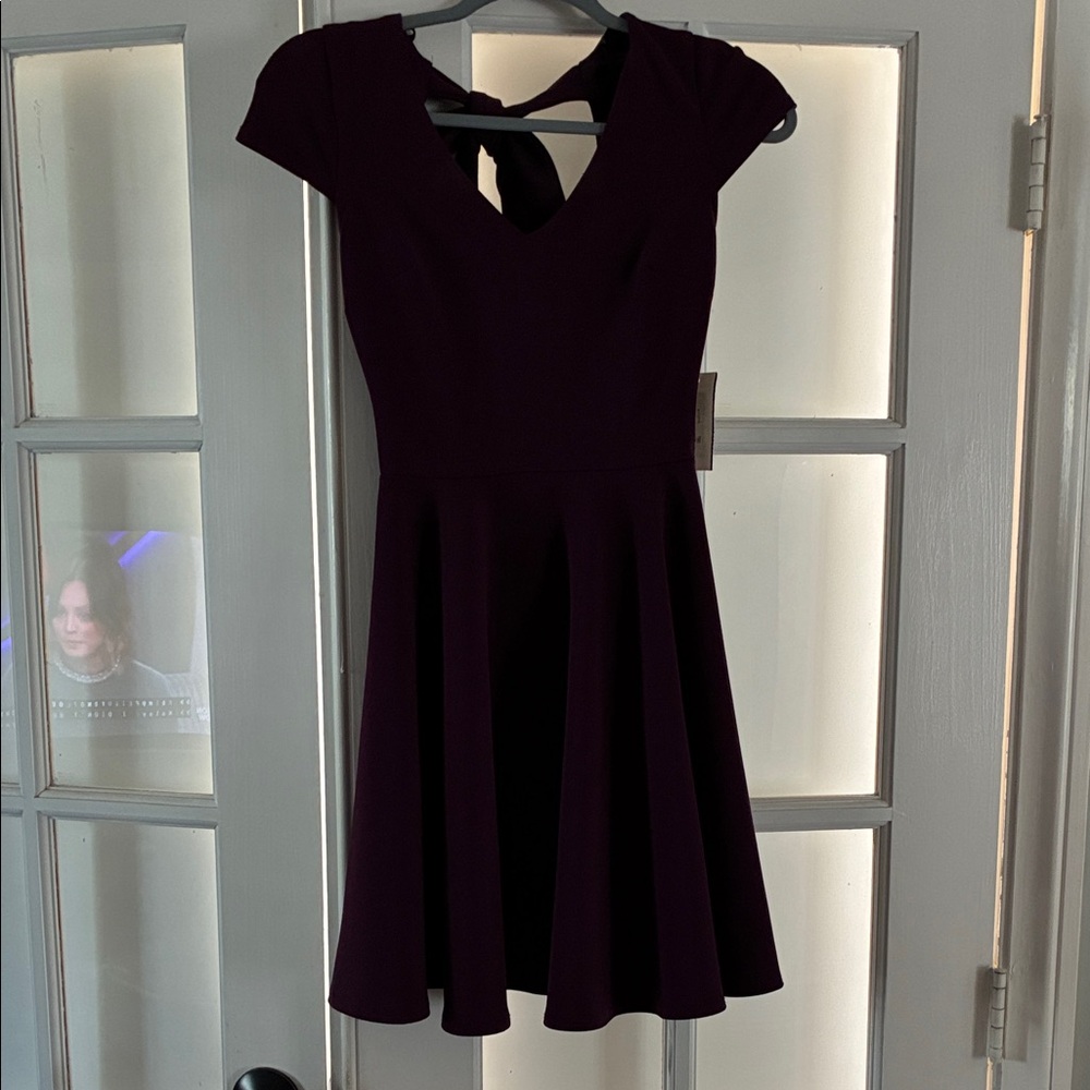 Burgundy Junior Dress